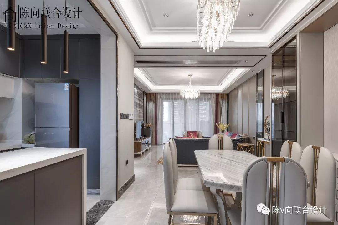 大良天悦湾轻奢优雅空间设计-18