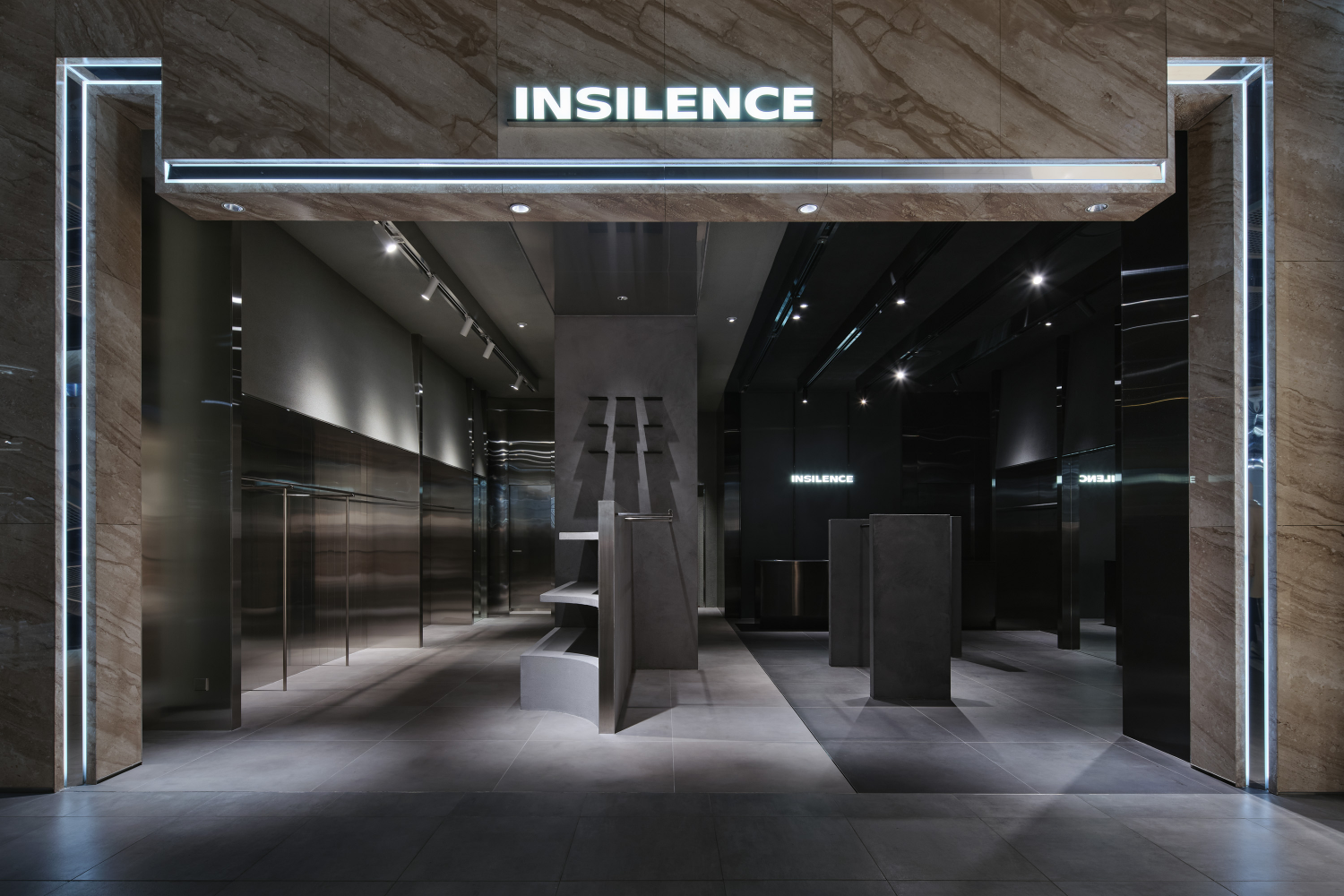 Insilence 店中店设计丨韩国城南市丨Design by 83-11