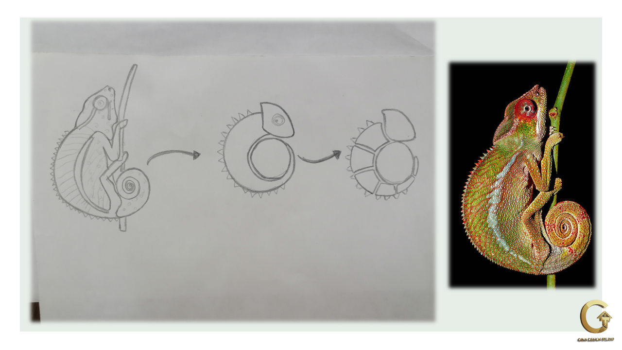 Chameleon wall light Design-9