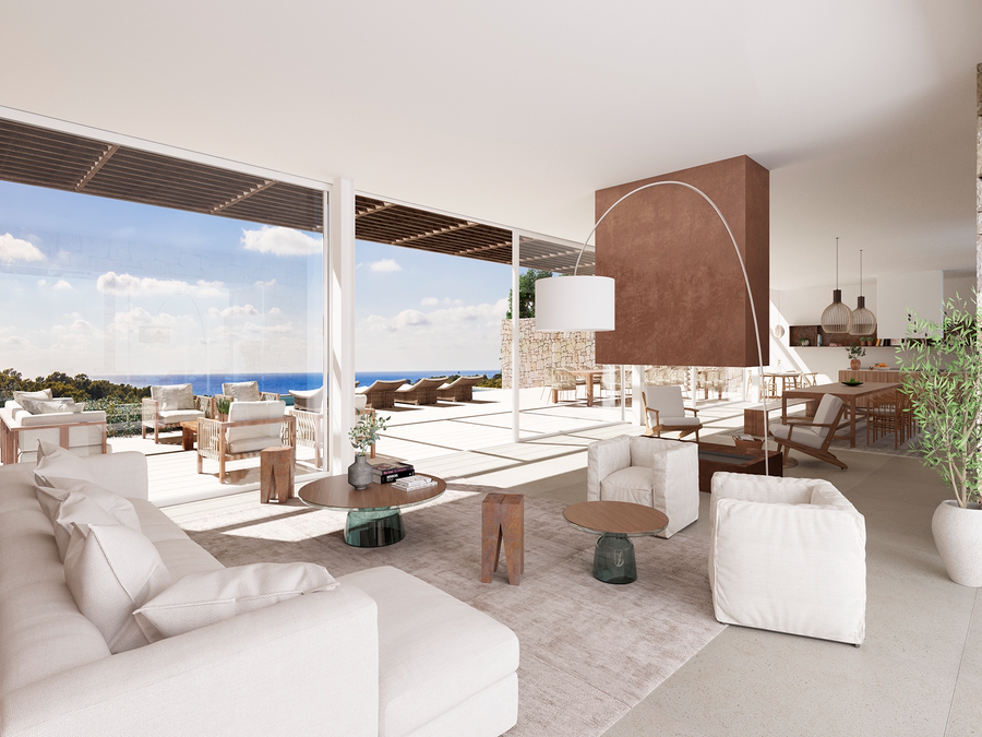 18 位建筑大师的伊维萨岛私人别墅设计,自然融入奢华-202