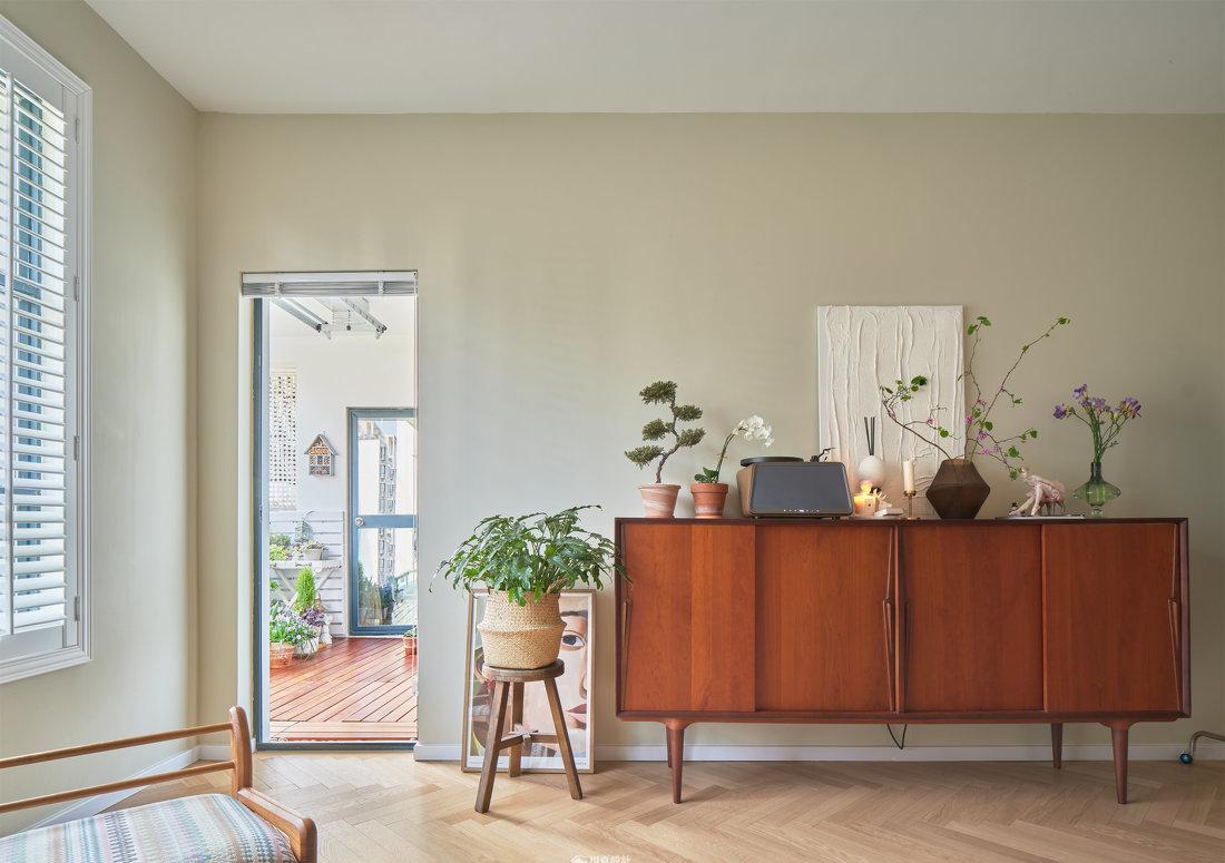 北欧中古风套间设计-13