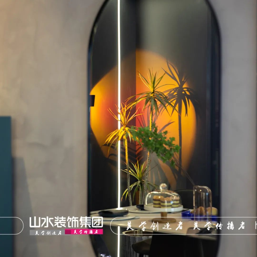 赛博朋克山水 S200 样板间丨山水空间装饰-16