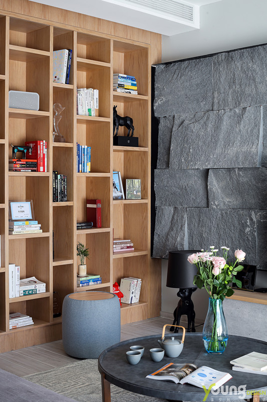 漾设计Young Design｜深圳市福田兰江山第—《悠见南山》-27