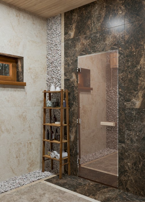 带休息区的桑拿房室内设计-19