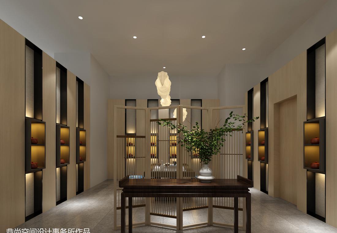 茶砂壶展厅 | 现代简约中式之美-14
