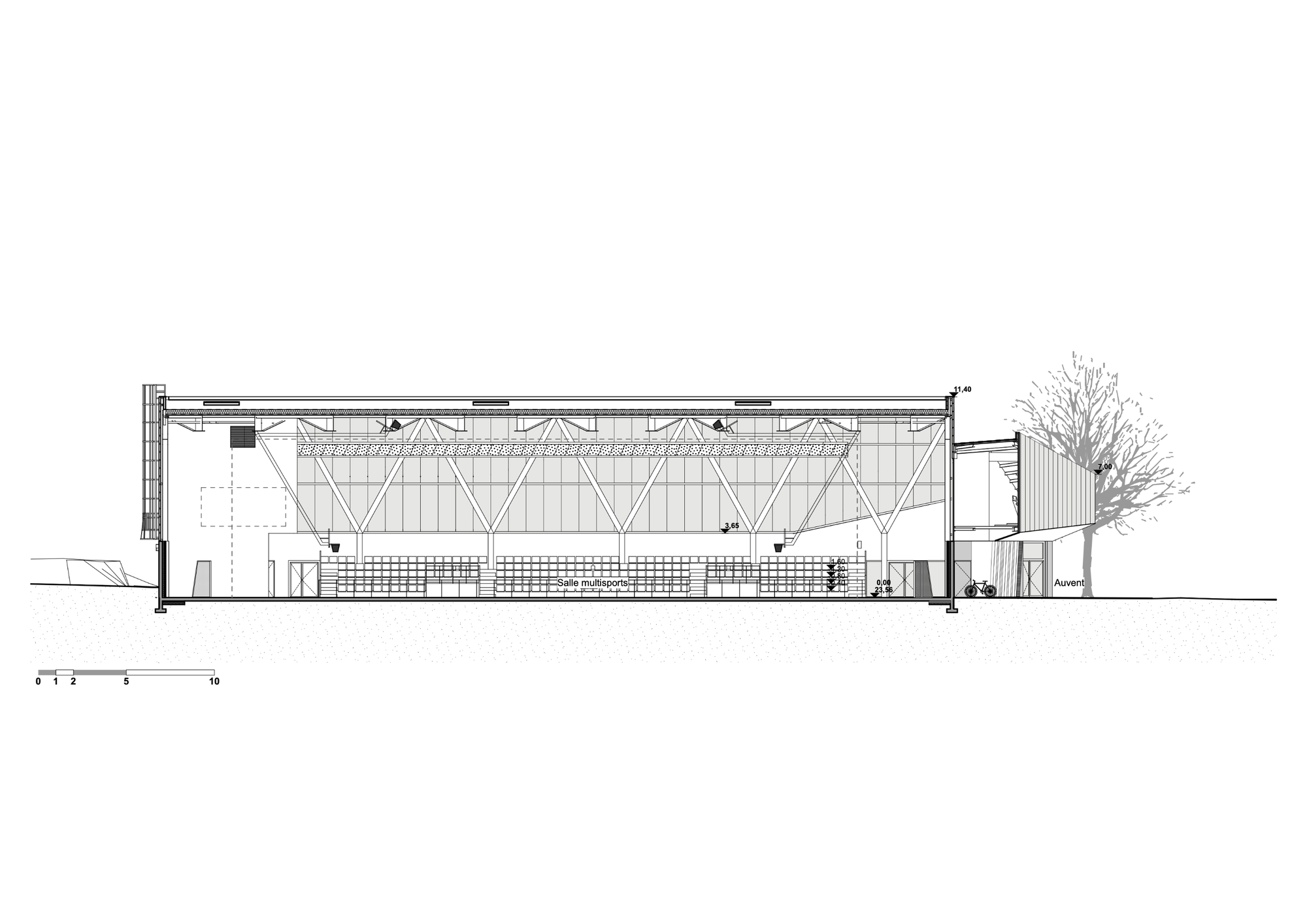 Salle du Coum 体育中心改造丨法国丨ENO Architectes-61