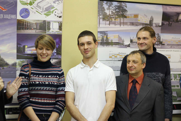 新西伯利亚阿卡德莫尔科“学院”文化宫建筑外壳设计竞赛项目丨俄罗斯新西伯利亚丨参赛团队众多,如Станислав Вергасов等-16