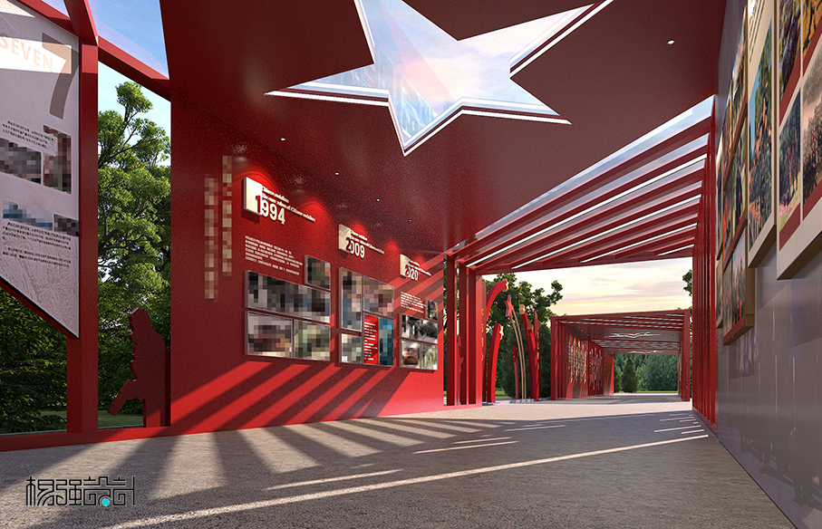 部队-军史文化长廊设计-9