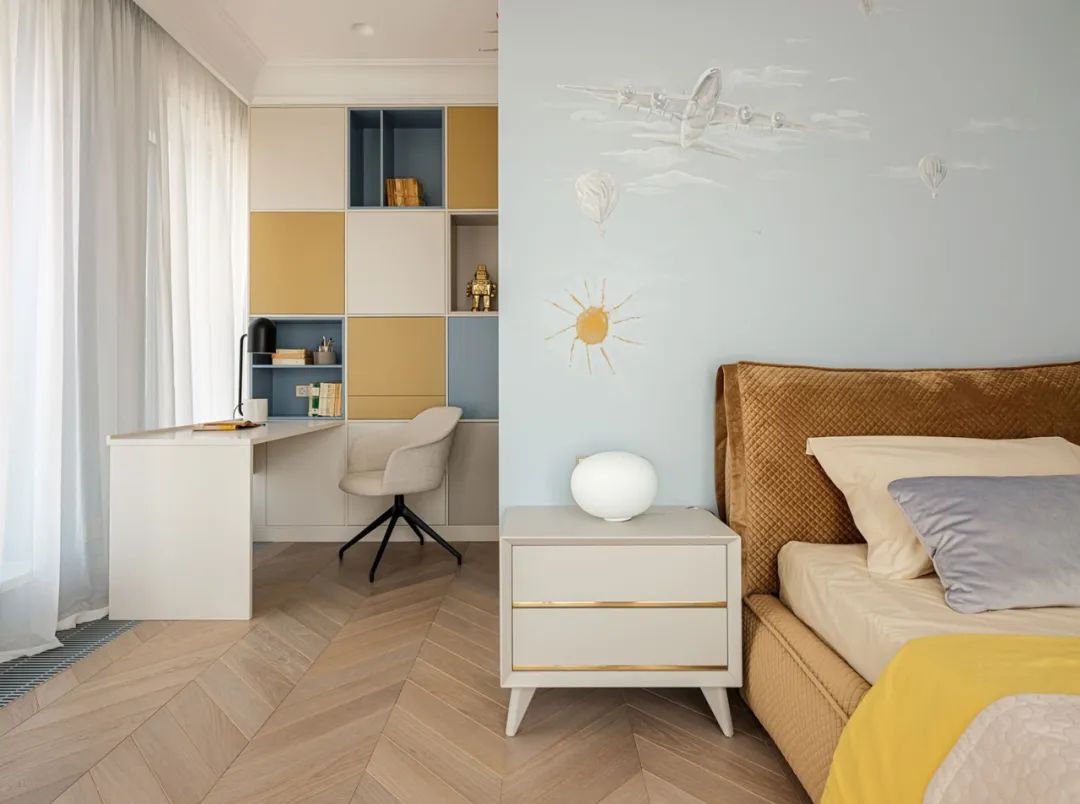 133㎡四口之家室内设计丨Yulia Sokolova-34