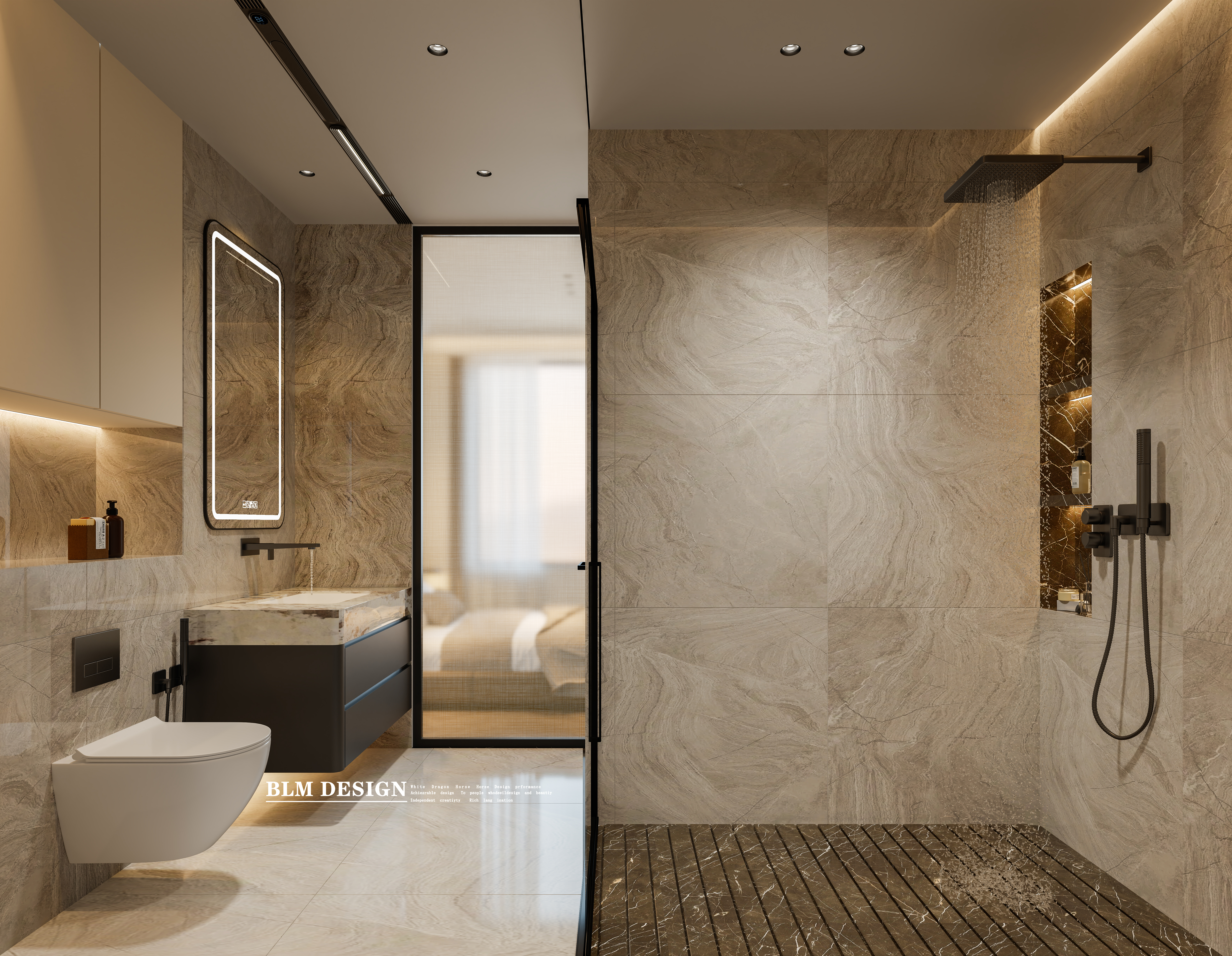 意式轻奢风-白龙马效果图-8