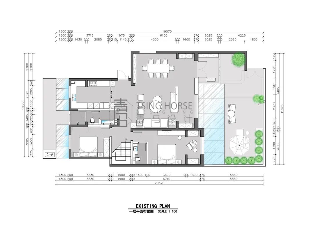 信达美墅现代简约复式空间设计丨青马别墅空间设计-42