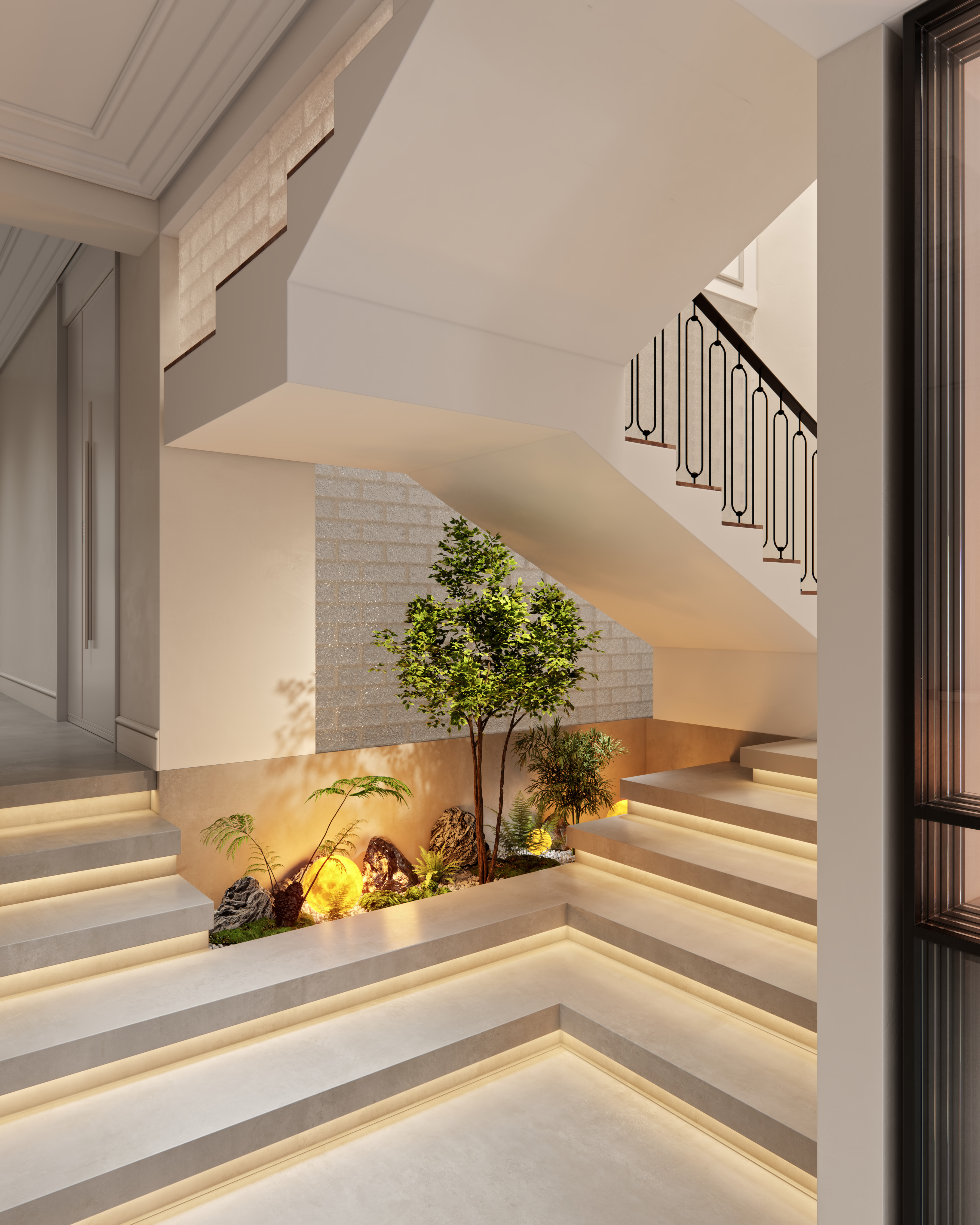 现代别墅 别墅 地下室-14