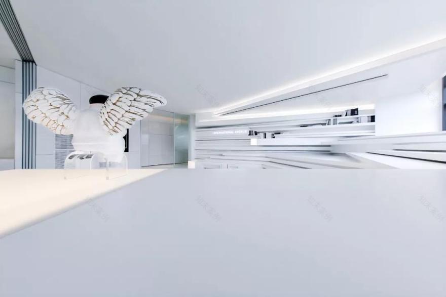 极简白,如何打造前卫艺术的国际办公-19