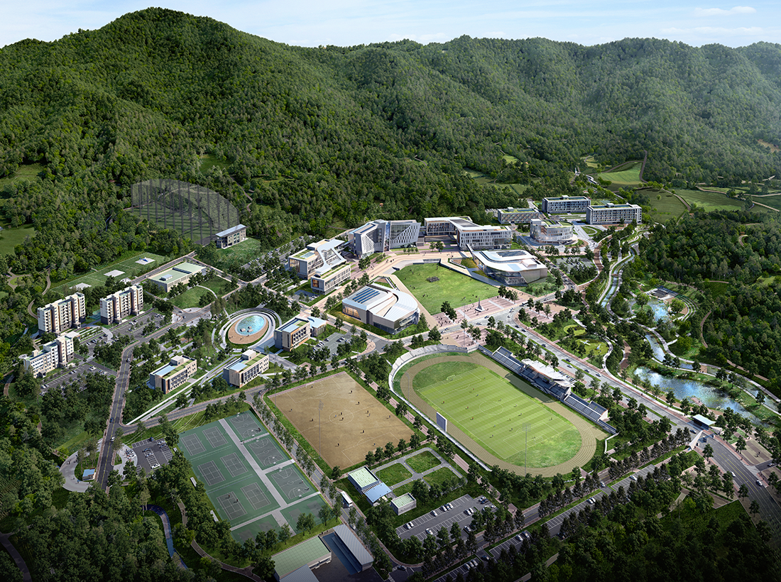韩国国立警察大学校园规划,融入自然景观的创新设计-21