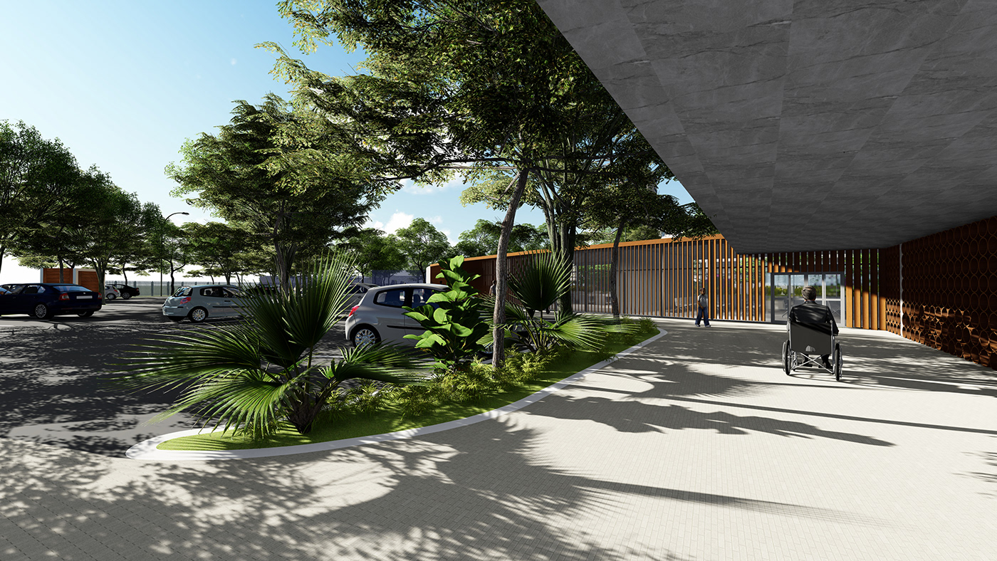 巴西圣多明戈社区老年医学与物理治疗诊所设计-8