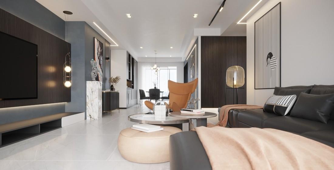 现代简约家居,打造明亮细腻生活空间-7