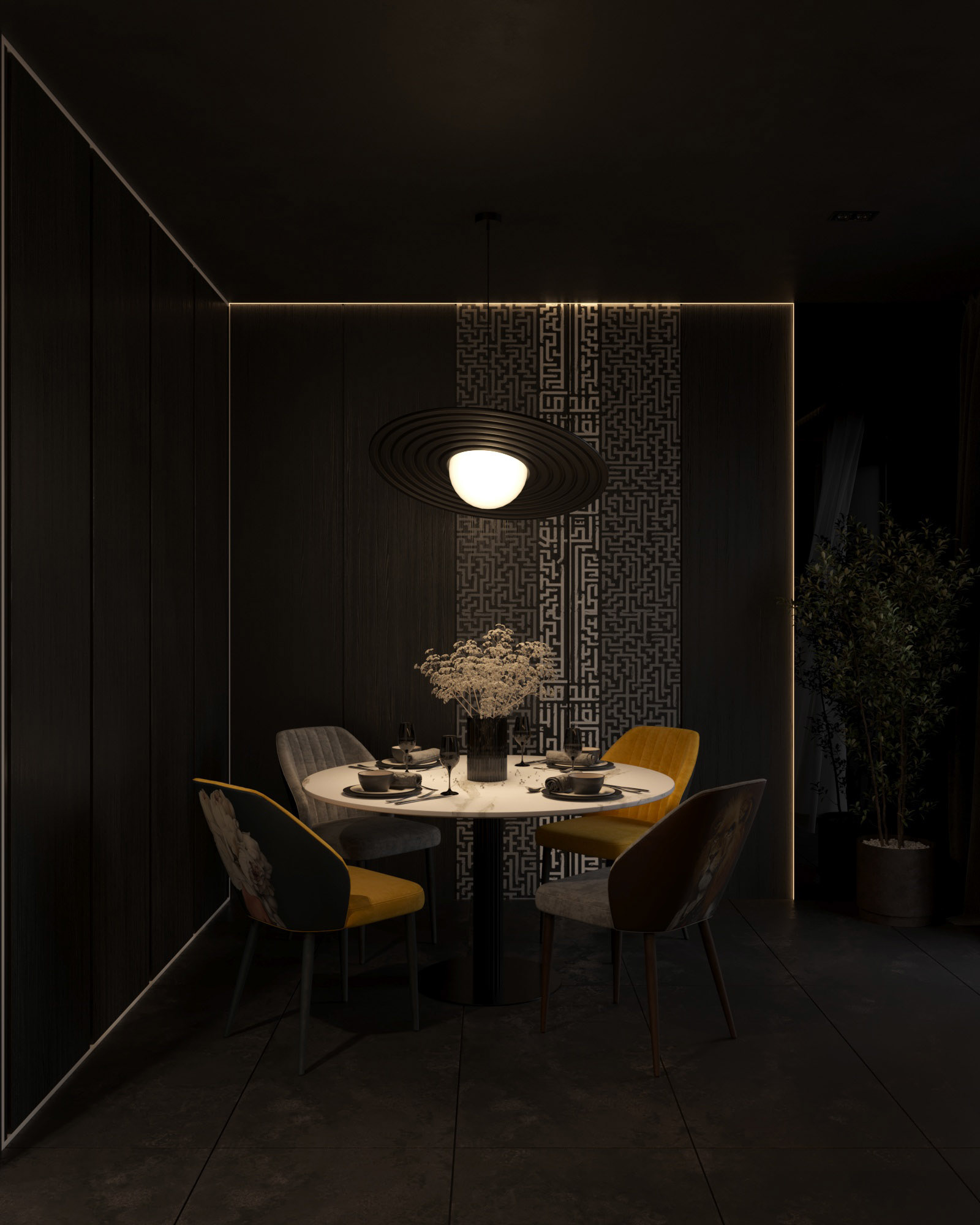 夜晚的家丨Yevhenii Mirny-8