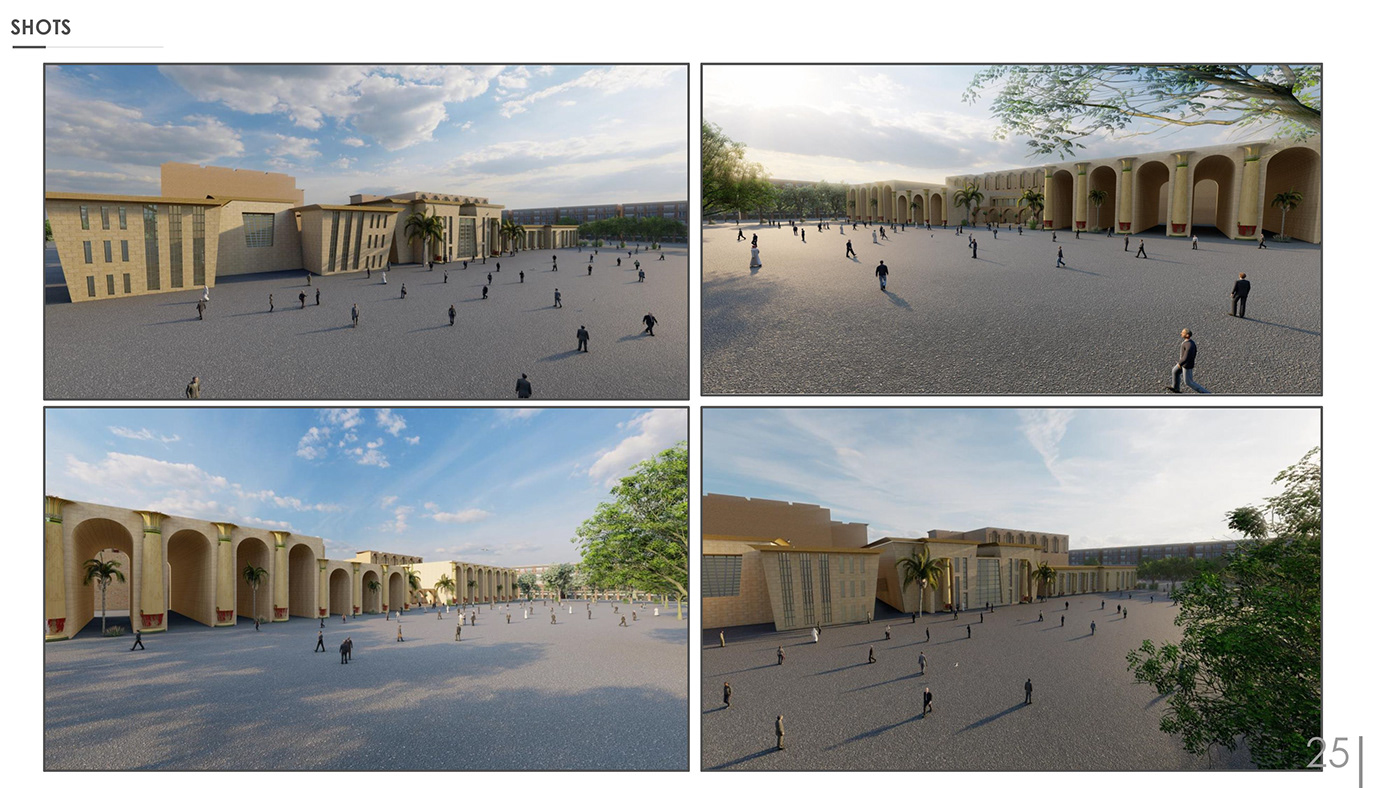 埃及驻科威特大使馆设计丨Architectural Design Projects-15