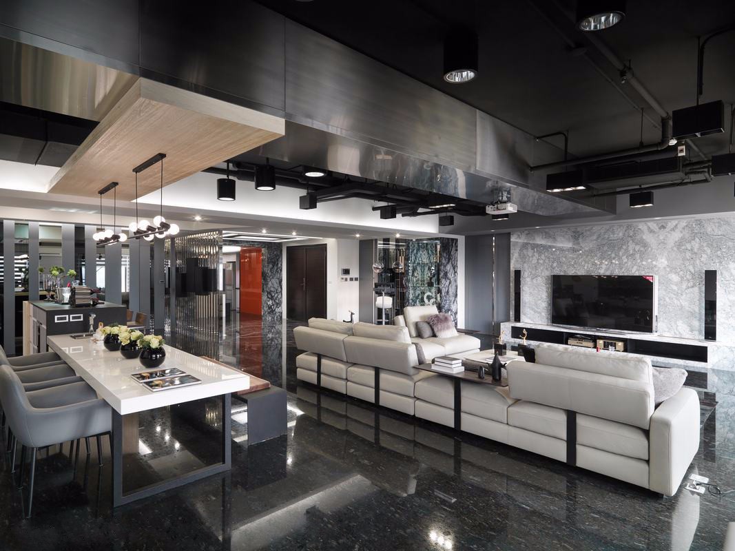 大尺度娱乐生活宅  沐丝室内装修设计-4