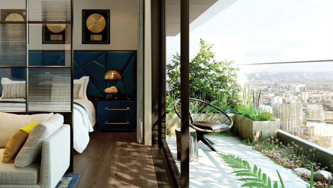 伦敦顶级花园豪宅 Wardian | 几何大胆线条与翠绿自然的完美融合-56