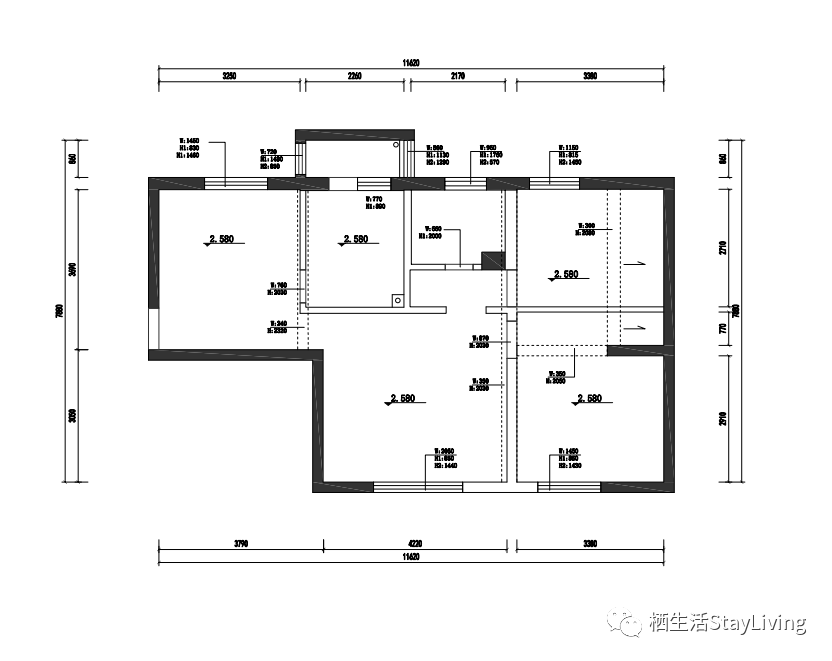 80平米福田景鹏大厦公寓设计丨中国深圳丨Echo-6