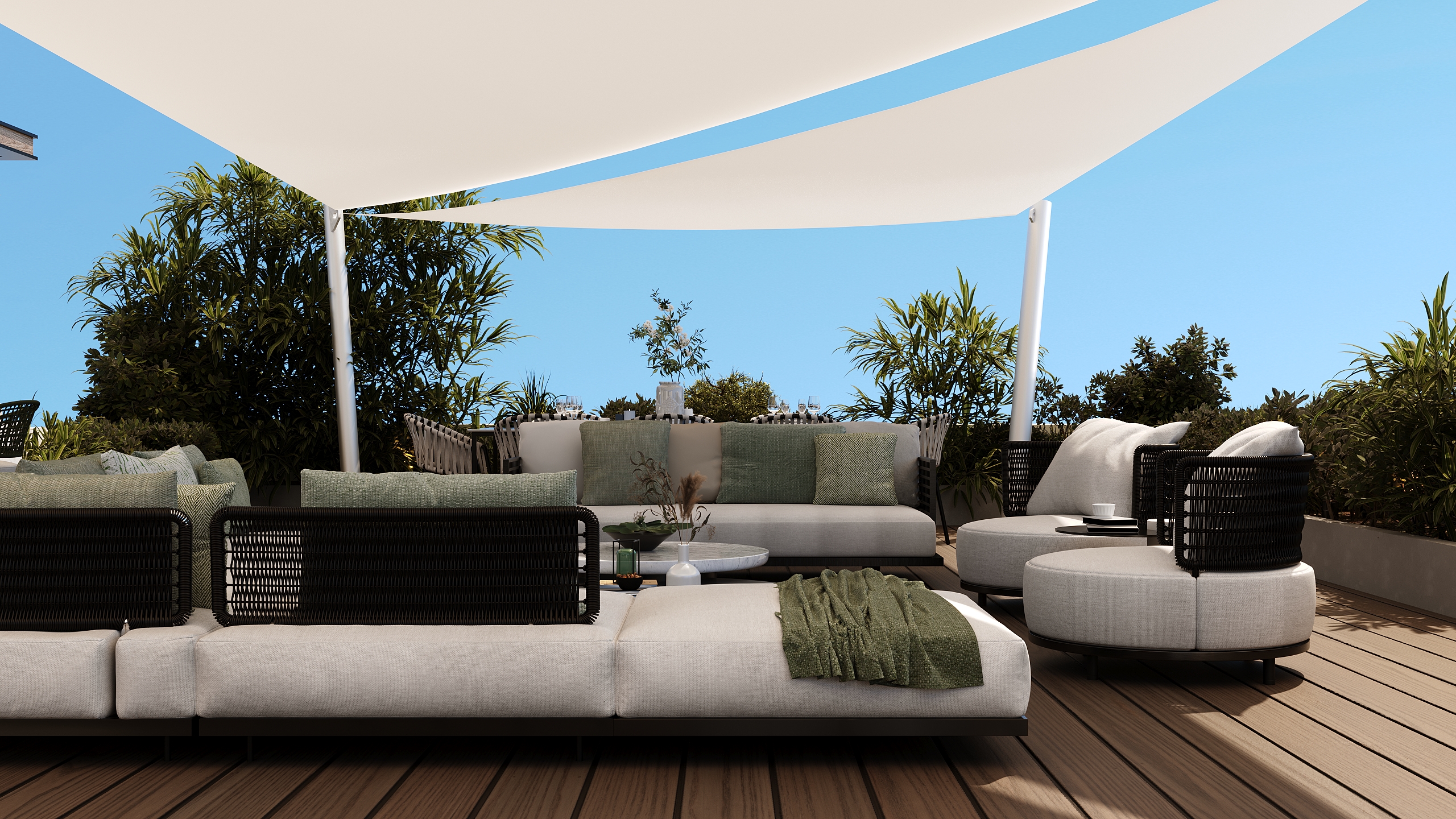 顶层户外丨埃及开罗丨K.A Architects-8