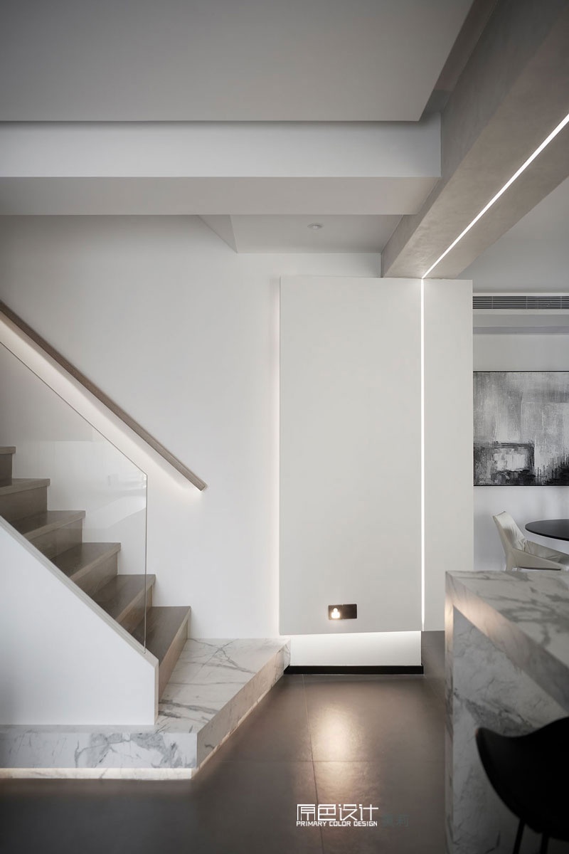 几何极简之美 · 福建福州跃层精装房住宅设计丨中国福州丨原色设计-52