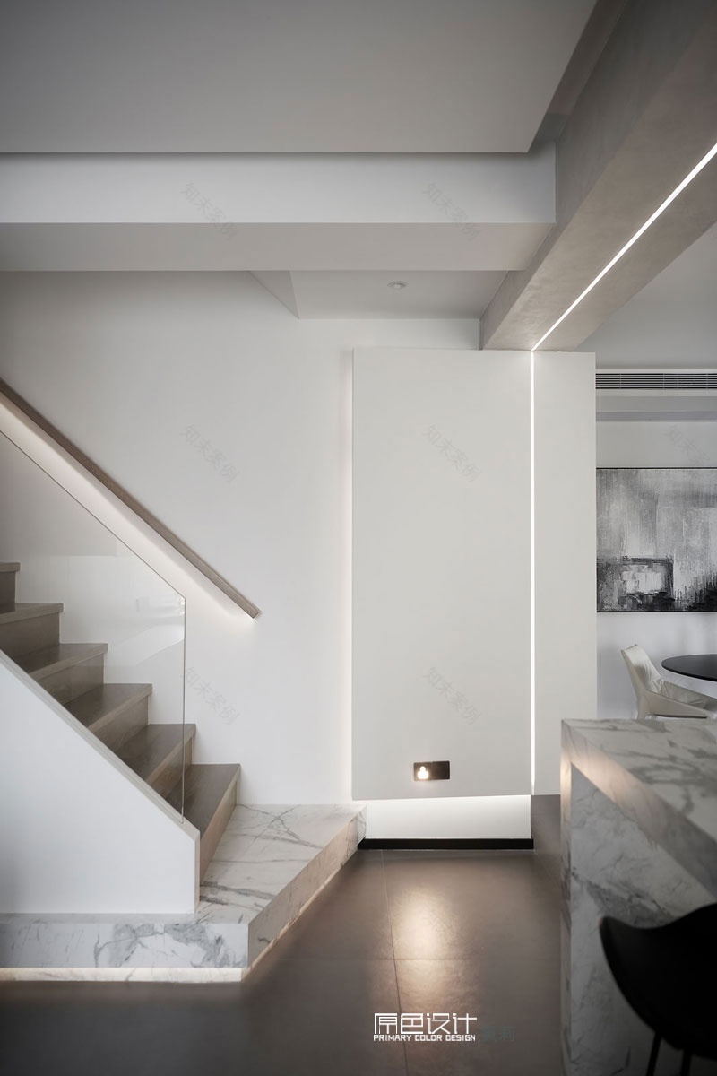 几何极简之美 · 福建福州跃层精装房住宅设计丨中国福州丨原色设计-52