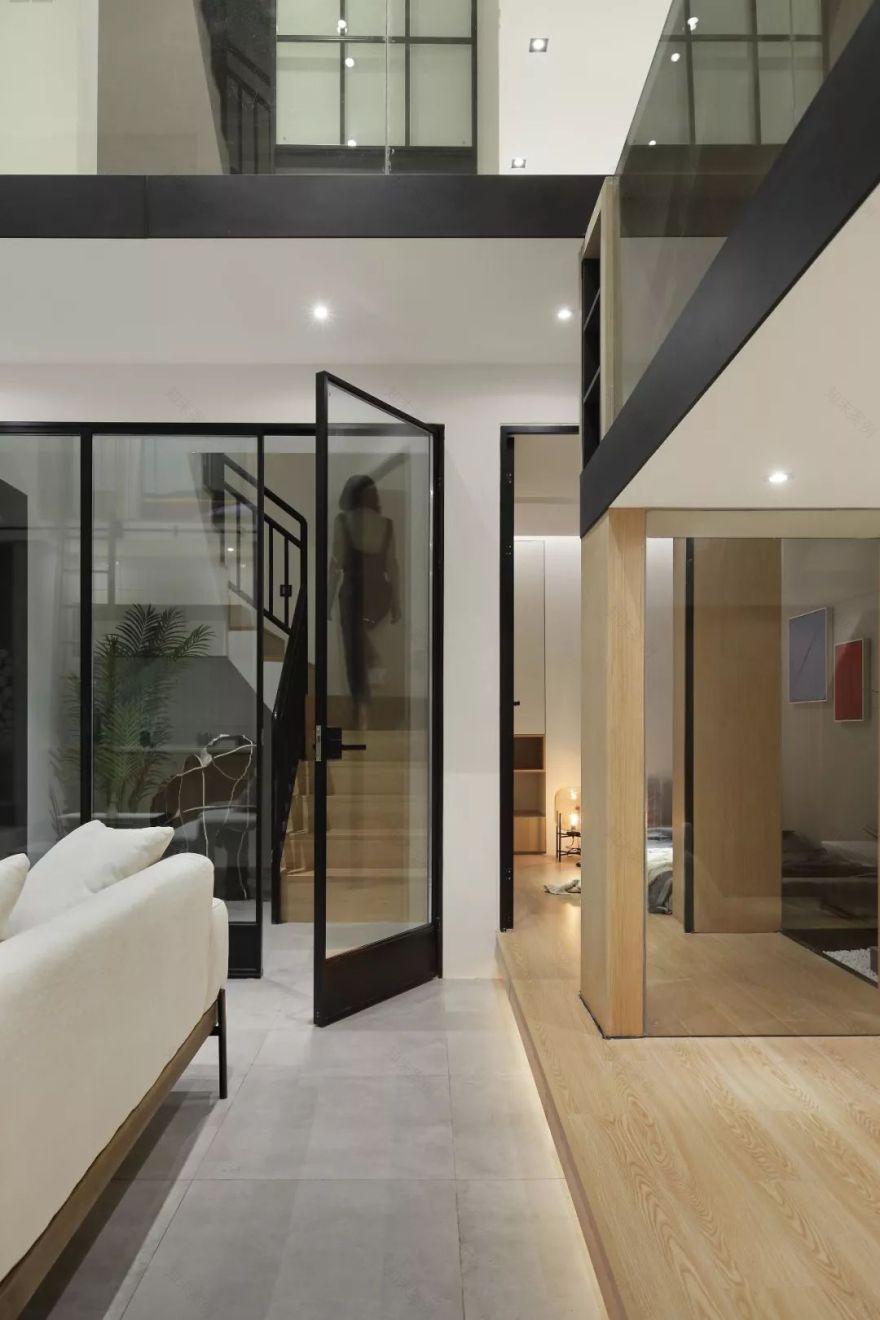 三口之家地下娱乐空间,趣味层高打造多功能生活场所-24