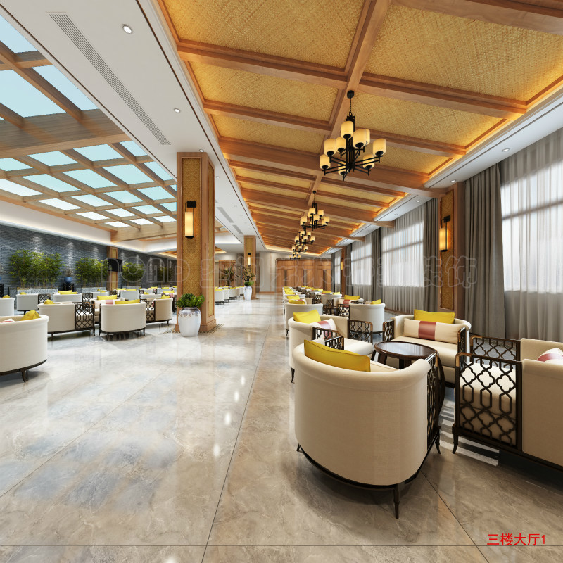 新中式风格开元禧悦酒店设计丨中国眉山丨四川眉山帝豪 ACAD 设计事务所-24