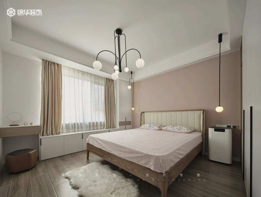 99㎡极简木质空间丨锦华装饰-56