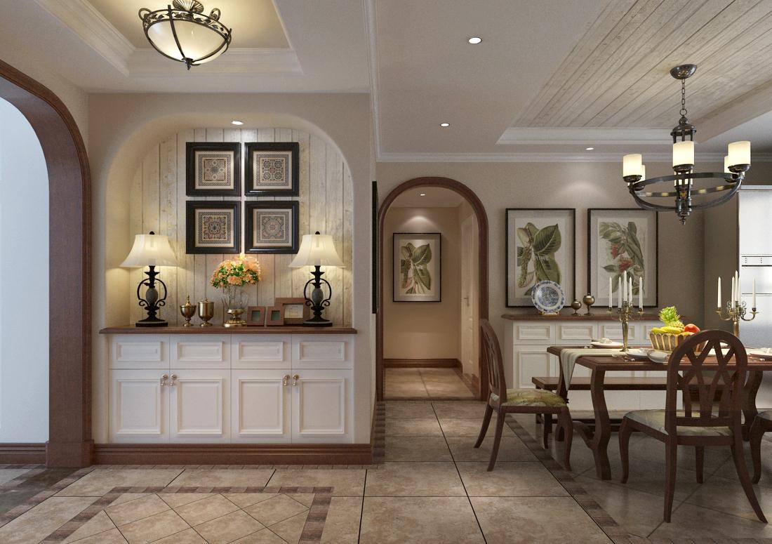 
秦皇岛160㎡美式乡村风住宅 -0