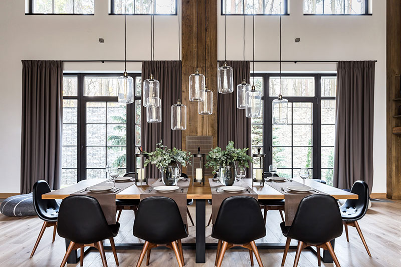 莫斯科现代木屋别墅，阿尔卑斯山居氛围-12