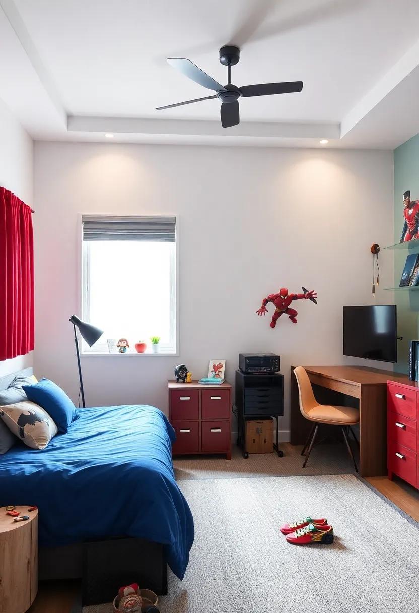 青少年超级英雄主题房间设计-160