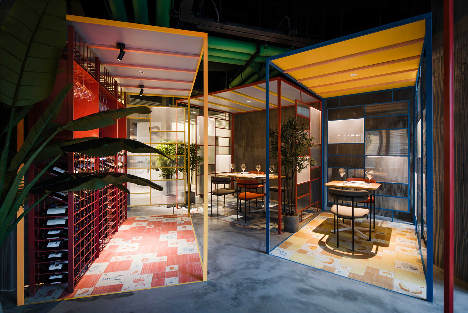 上海北外滩的“多彩切片” | Tapa Tapa 西班牙餐厅室内设计-8