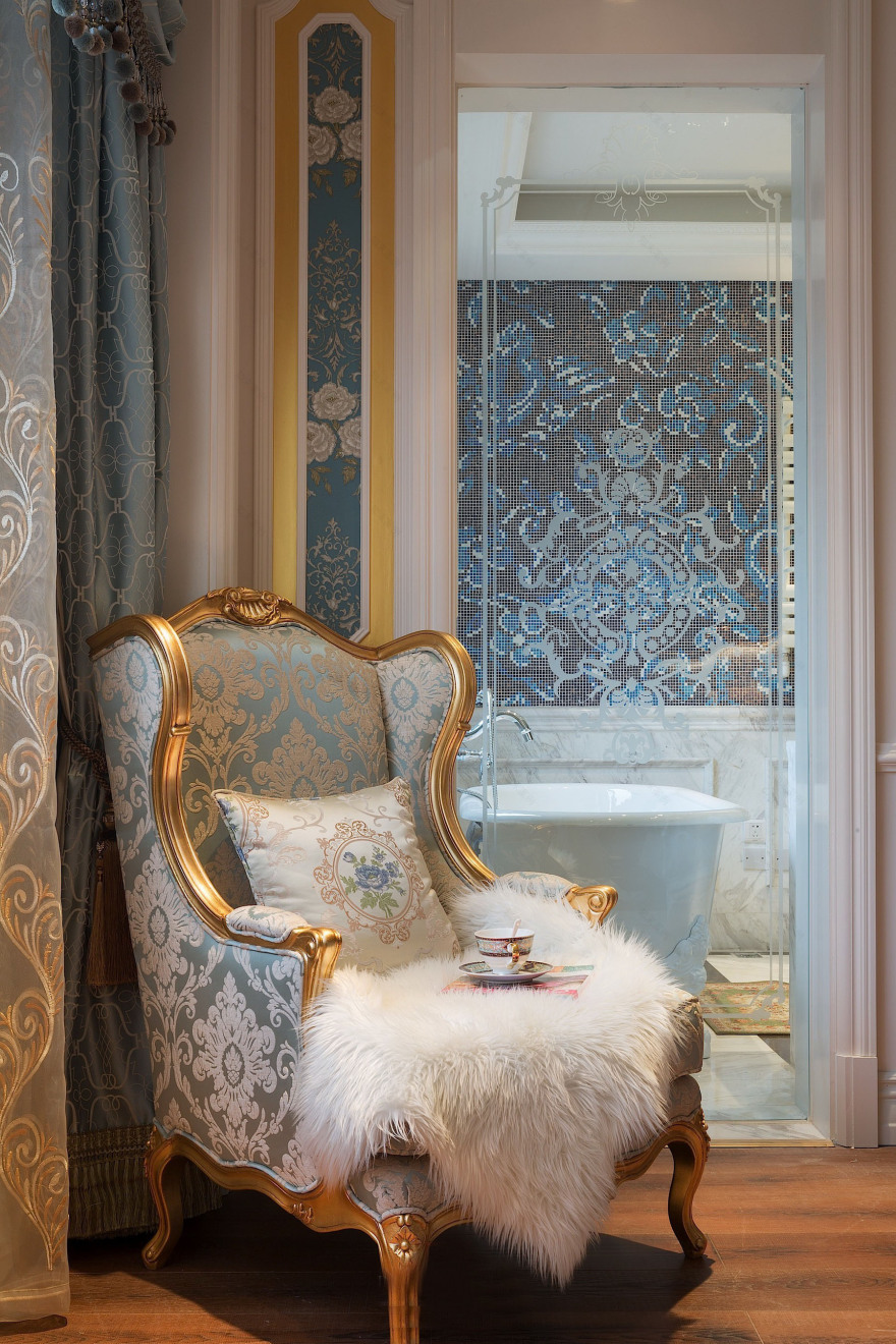 MAX出品独家 山东东营万芳园小区B户型别墅样板间(法式)-14