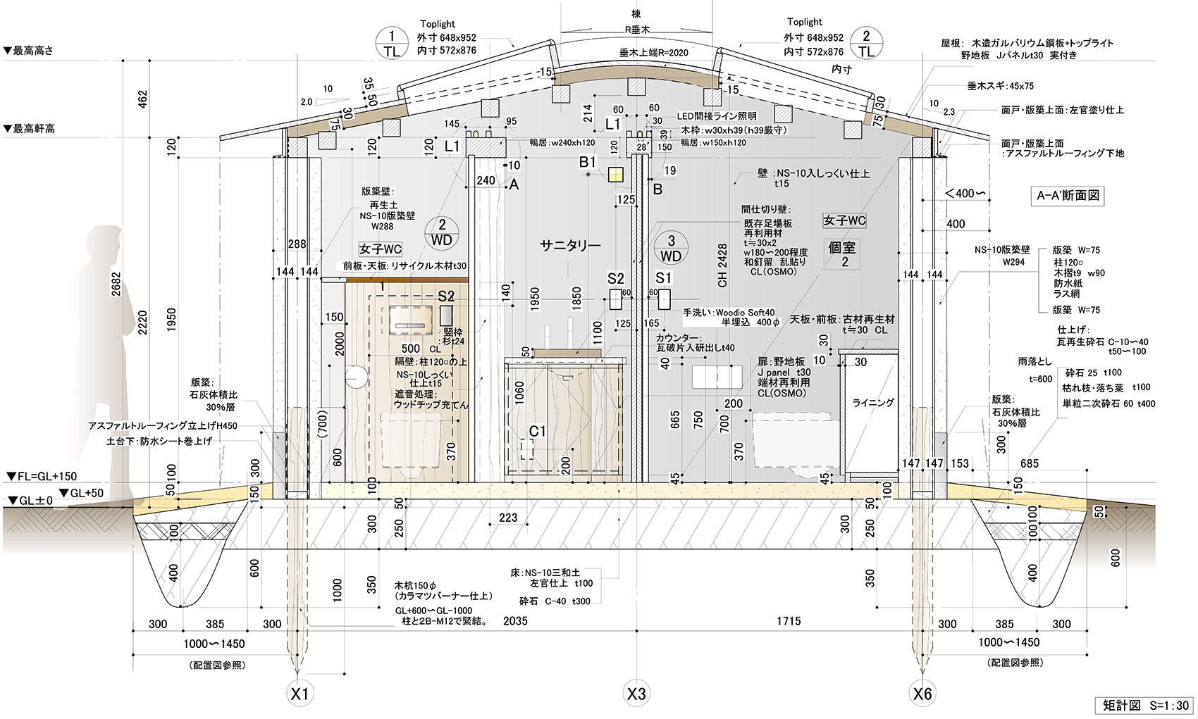 TOILETOWA生态综合体丨日本丨Tono Mirai architects-87