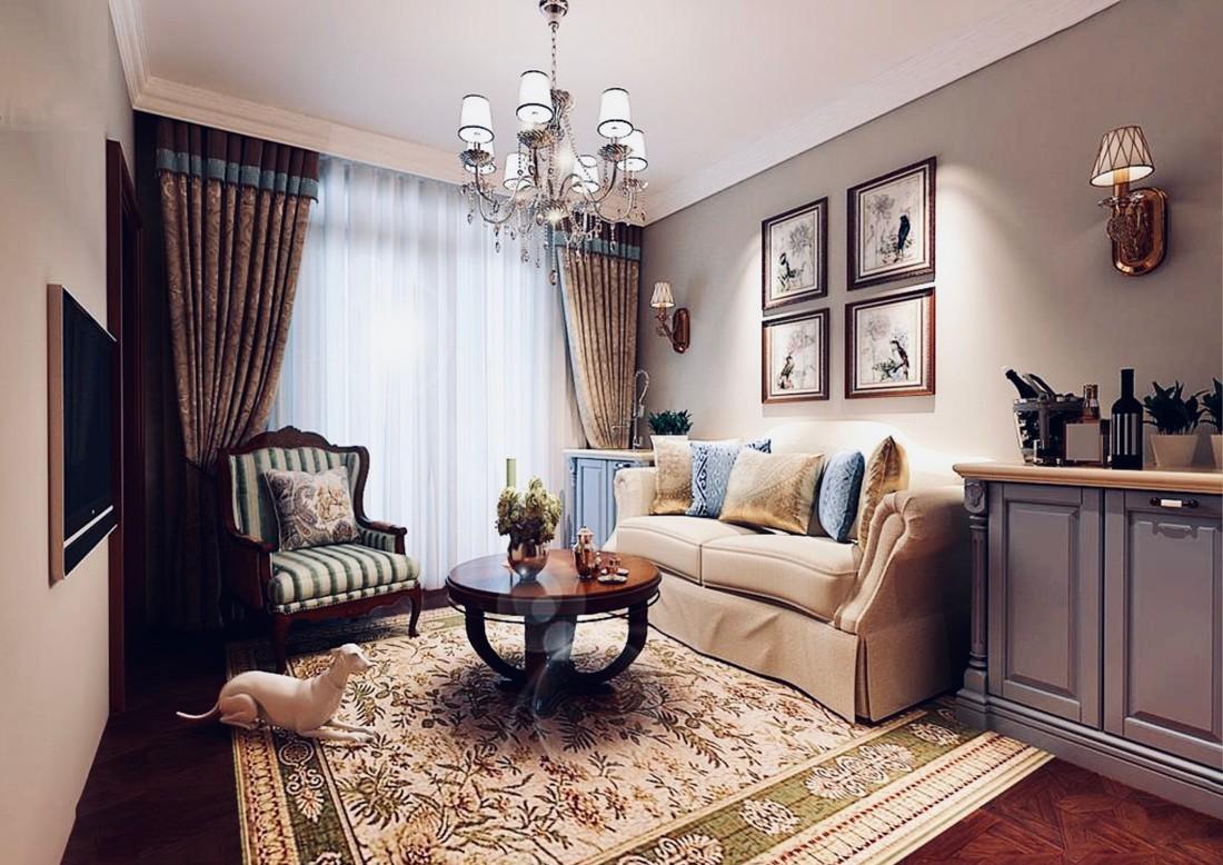 简约美式家居,色彩与灵魂的华美交响-2