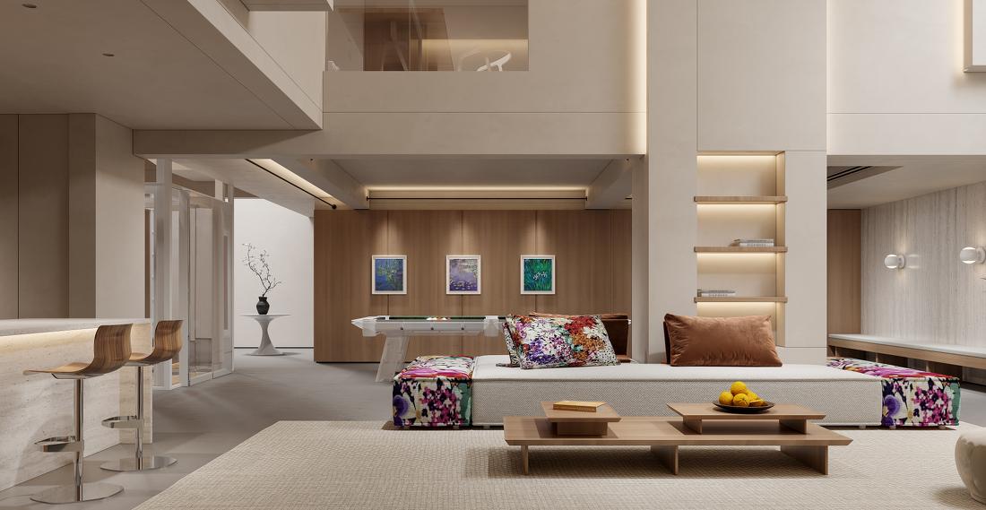 现代简约风尚地下室设计-8