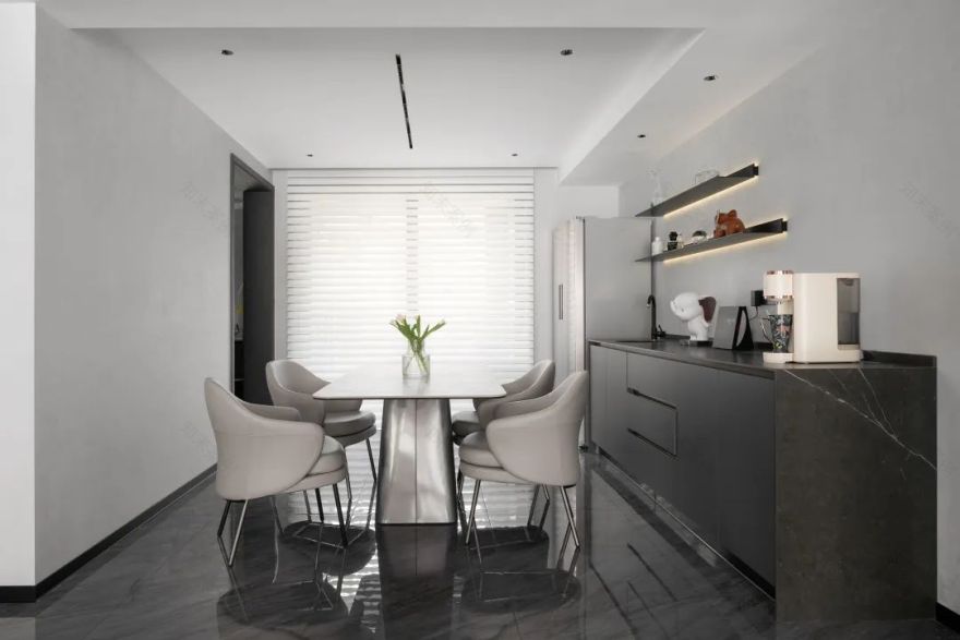 168㎡轻奢小调,自在随心的生活空间丨刘琦&尹嘉-32