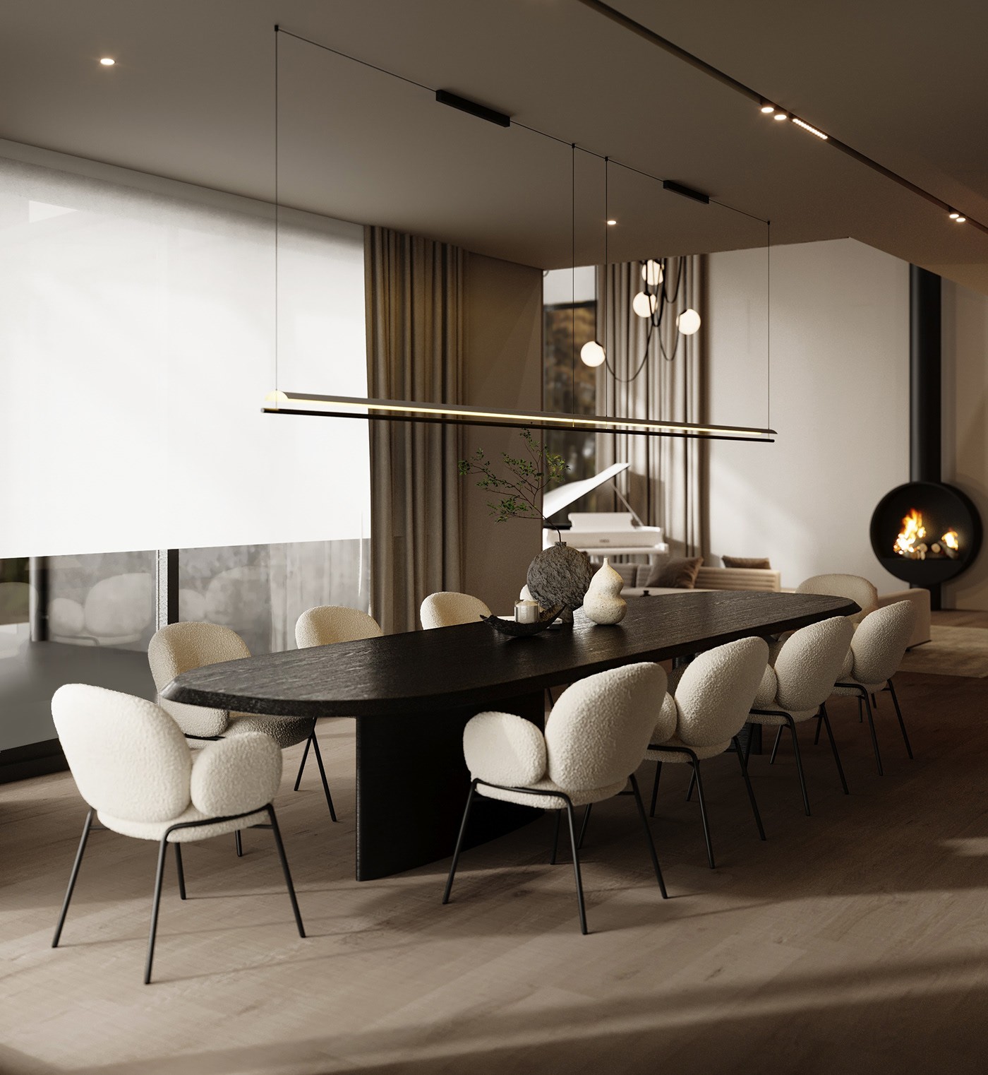 现代轻奢风空间设计-38