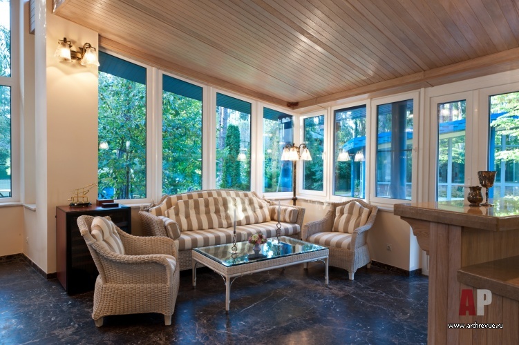 尼古拉山上带花卉主题的新艺术风格别墅室内设计丨Серов Егор-44