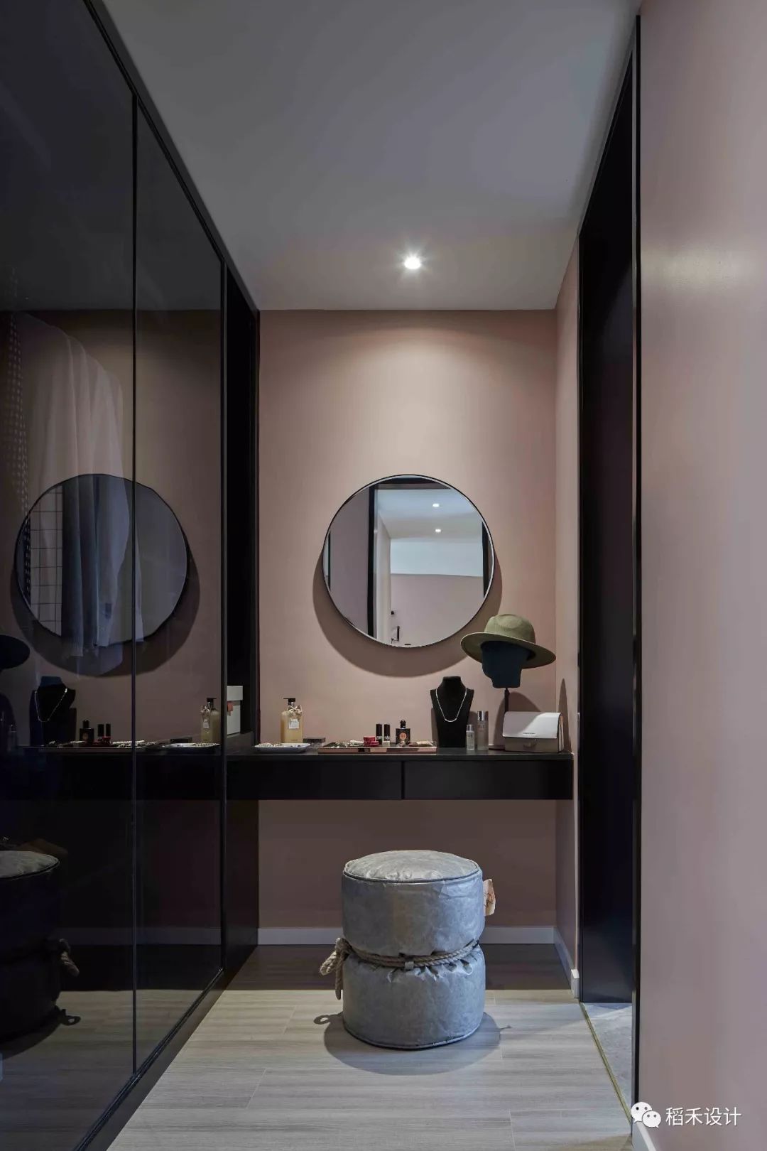 河南许昌万象水岸香郡 115M²样板间——粉色基调的时尚生活空间-23