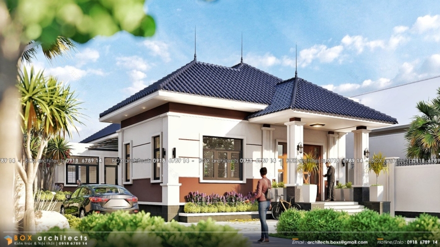 现代日式斜顶房屋·四级房屋-7