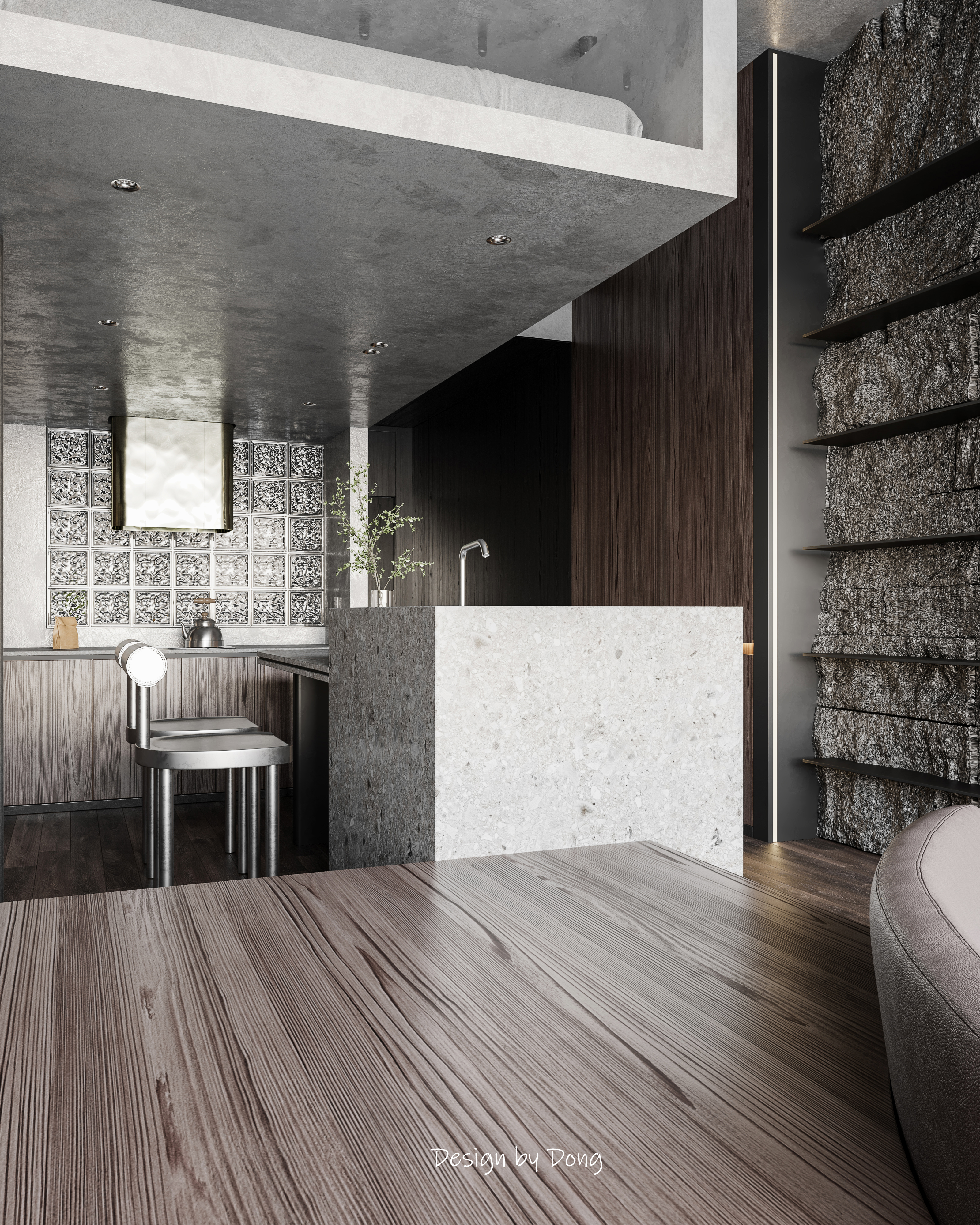 小户型逆袭！花西老师公寓设计展现空间魔法-16