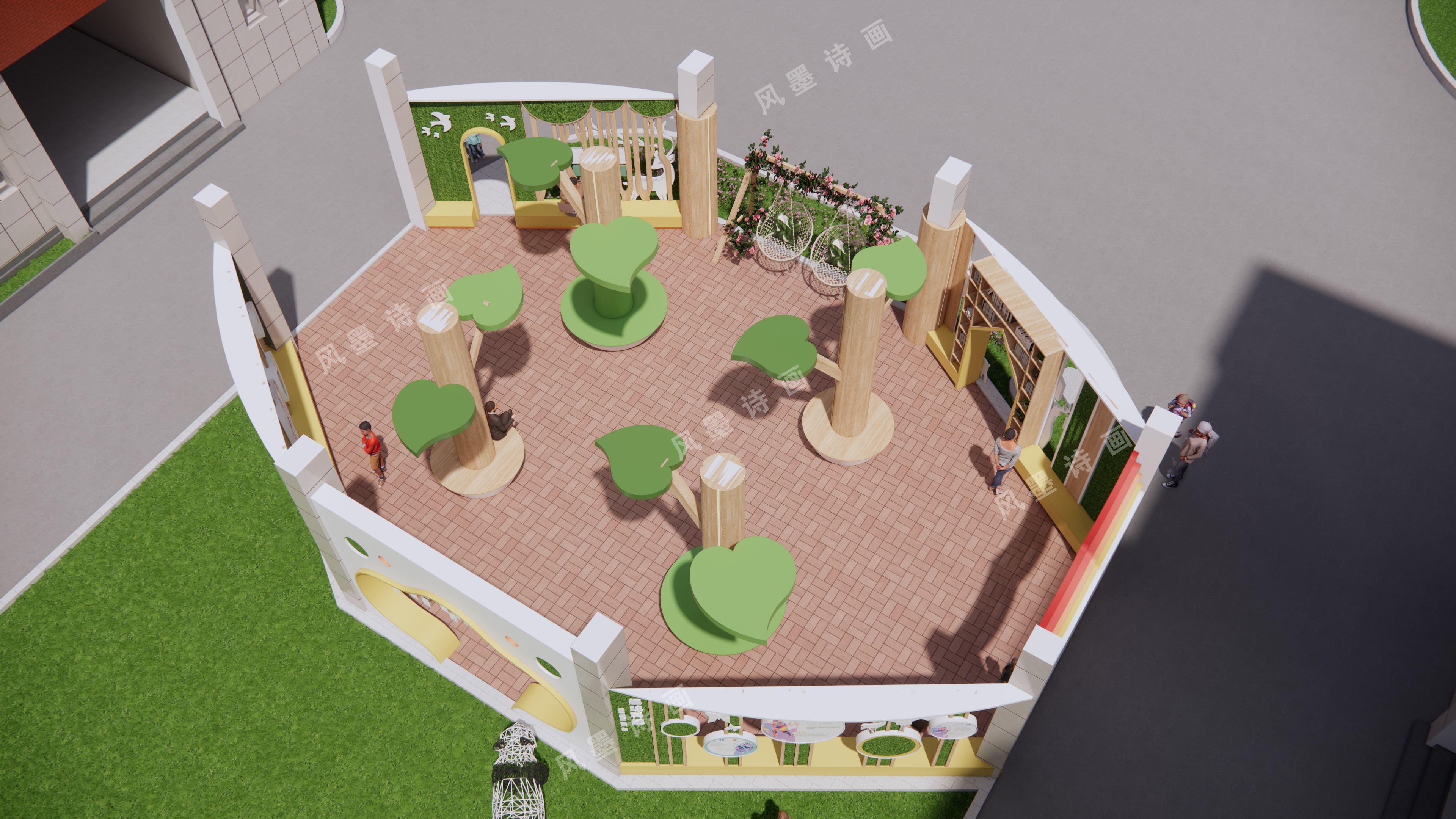 某学校长廊设计-16