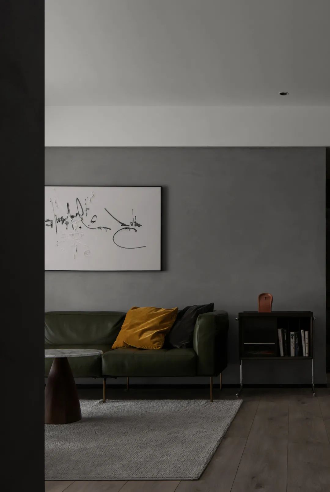 广州 CBD 现代侘寂风住宅丨中国广州丨广州从容装饰工程有限公司-17