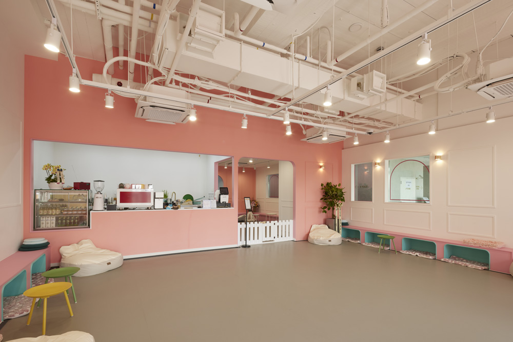 40 平米的粉色童话，爱犬咖啡厅的温馨设计-4