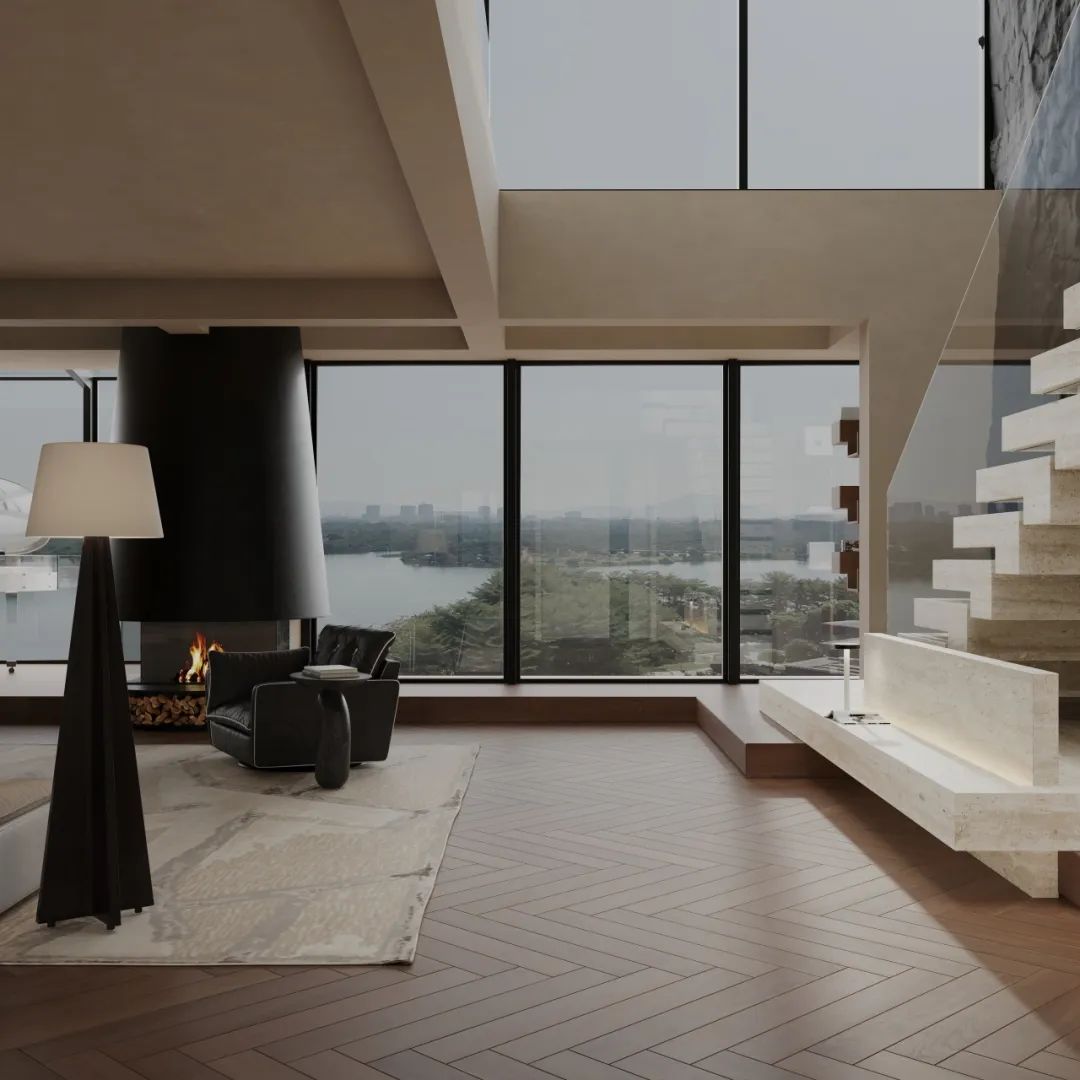 野奢绿意 · 550㎡空中湖景别墅设计丨HOMBLE 红柏设计-10