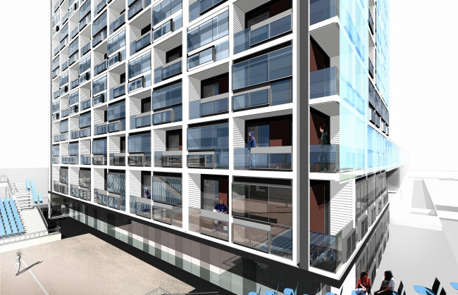 Дом  трибуна（可意译为“看台住宅”）丨俄罗斯莫斯科丨ТПО «Резерв»-27